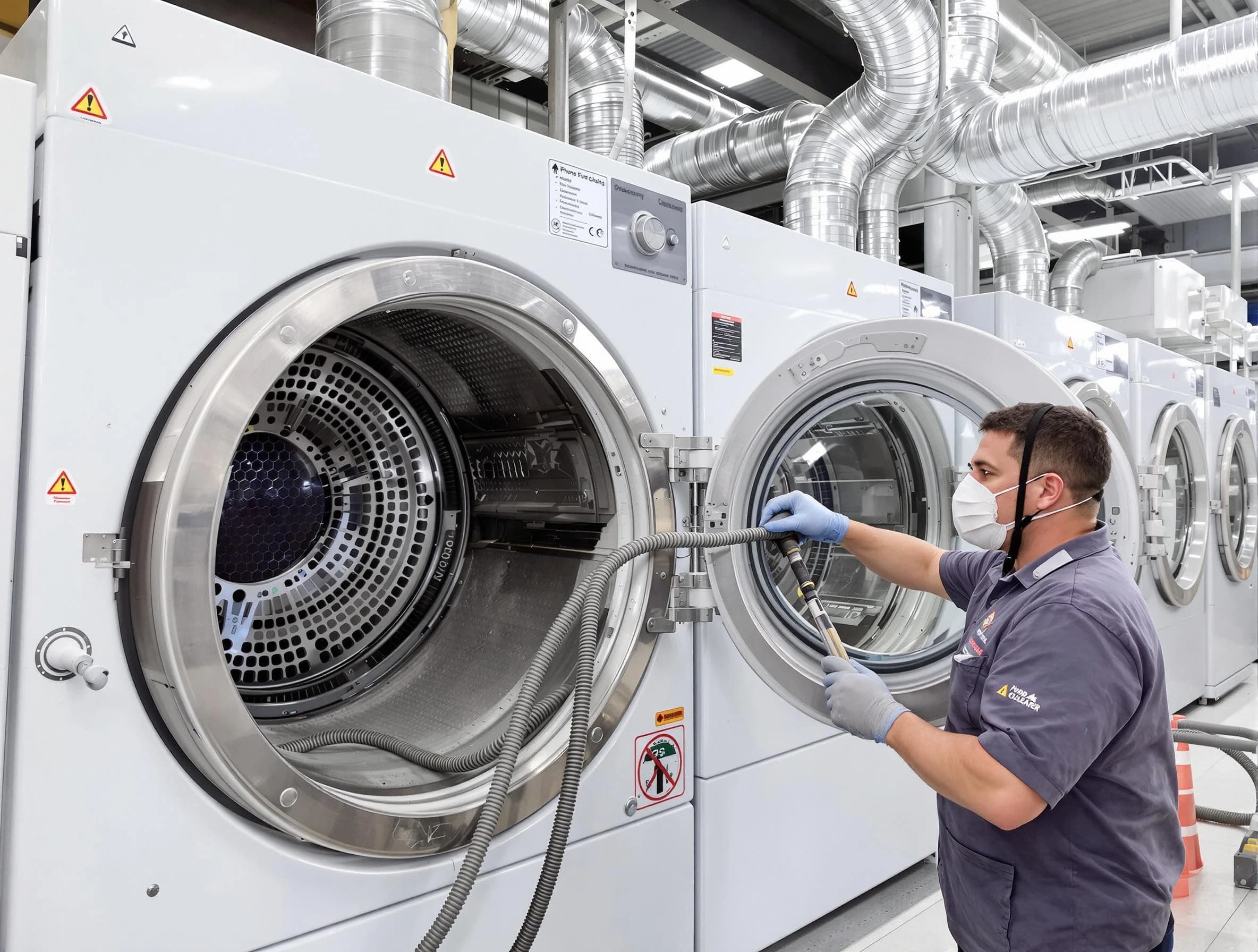 Industrial-grade dryer vent cleaning by Cranberry Dryer Vent Cleaning in Cranberry