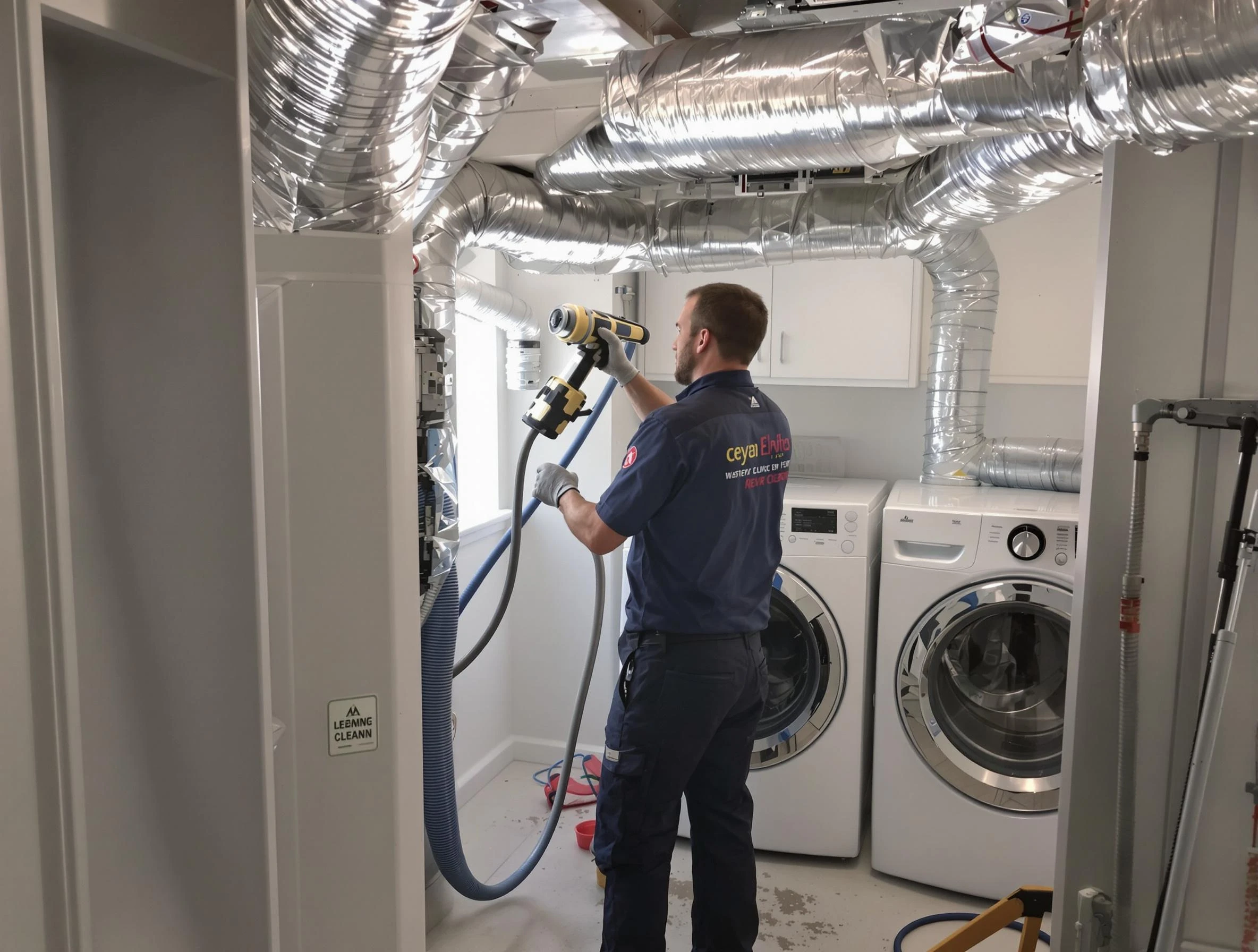 Cranberry Dryer Vent Cleaning specialist using advanced equipment for thorough duct cleaning in Cranberry