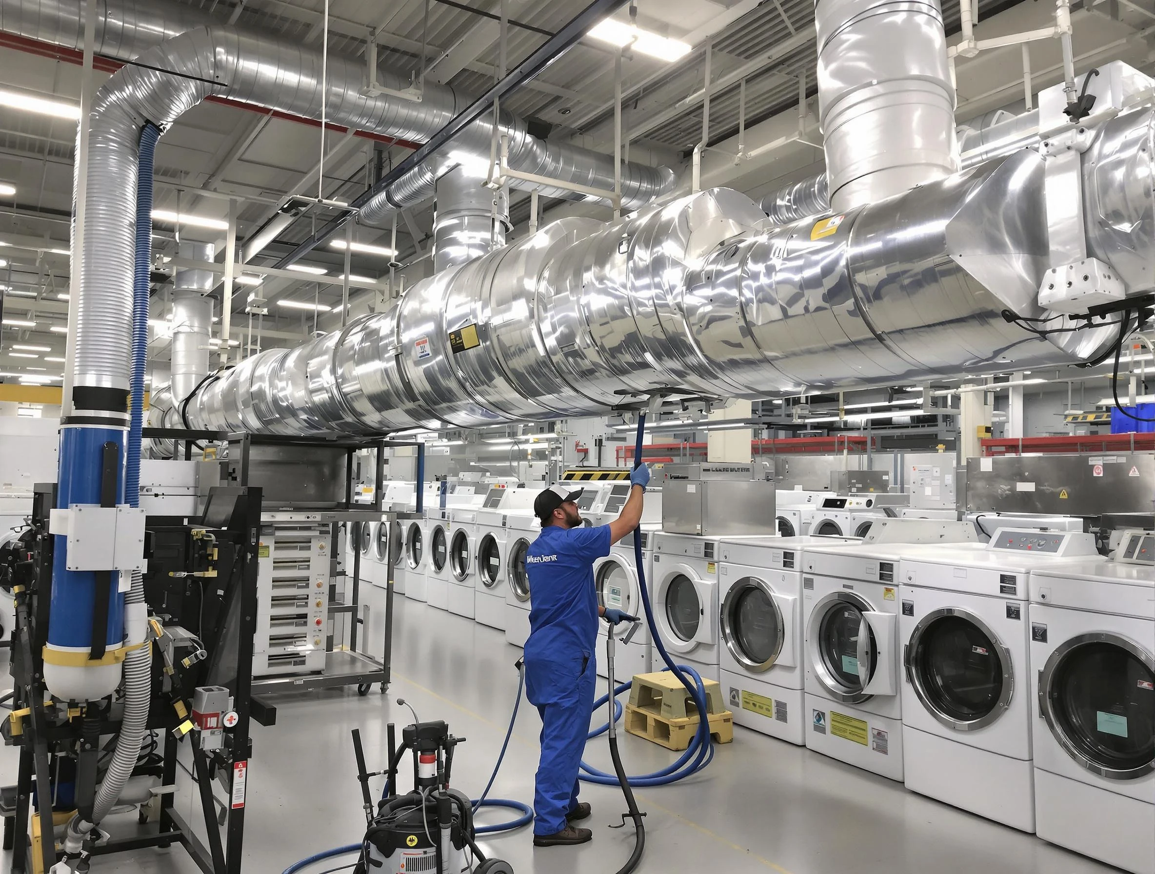 Cranberry Dryer Vent Cleaning team performing heavy-duty industrial dryer vent cleaning in Cranberry